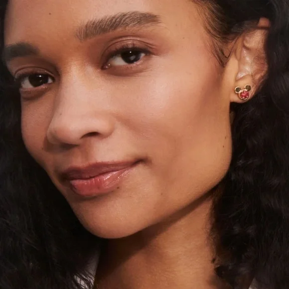 Disney | Kendra Scott Gold Mickey Mouse Stud Earrings - Picture 2 of 6